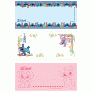 Stitch ระบายสีและเกมแสนสนุก Hippity Hoppity Hooray + กระดาษโน้ตเขียนแล้วลบออกได้ 3 ลาย